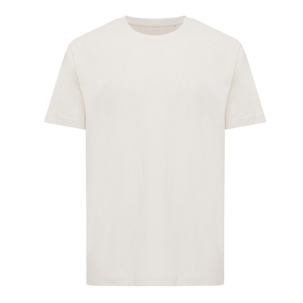 IQONIQ Kakadu relaxed gerecycled katoen t-shirt - ivory white (± PMS 12-2103 TCX)