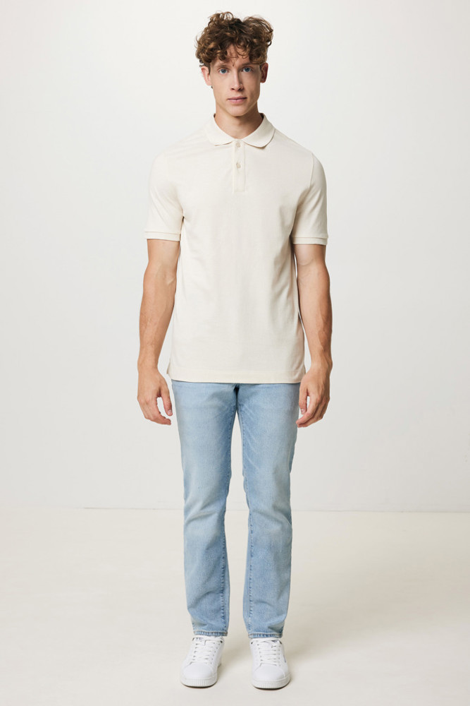 IQONIQ Yosemite gerecycled katoen pique polo