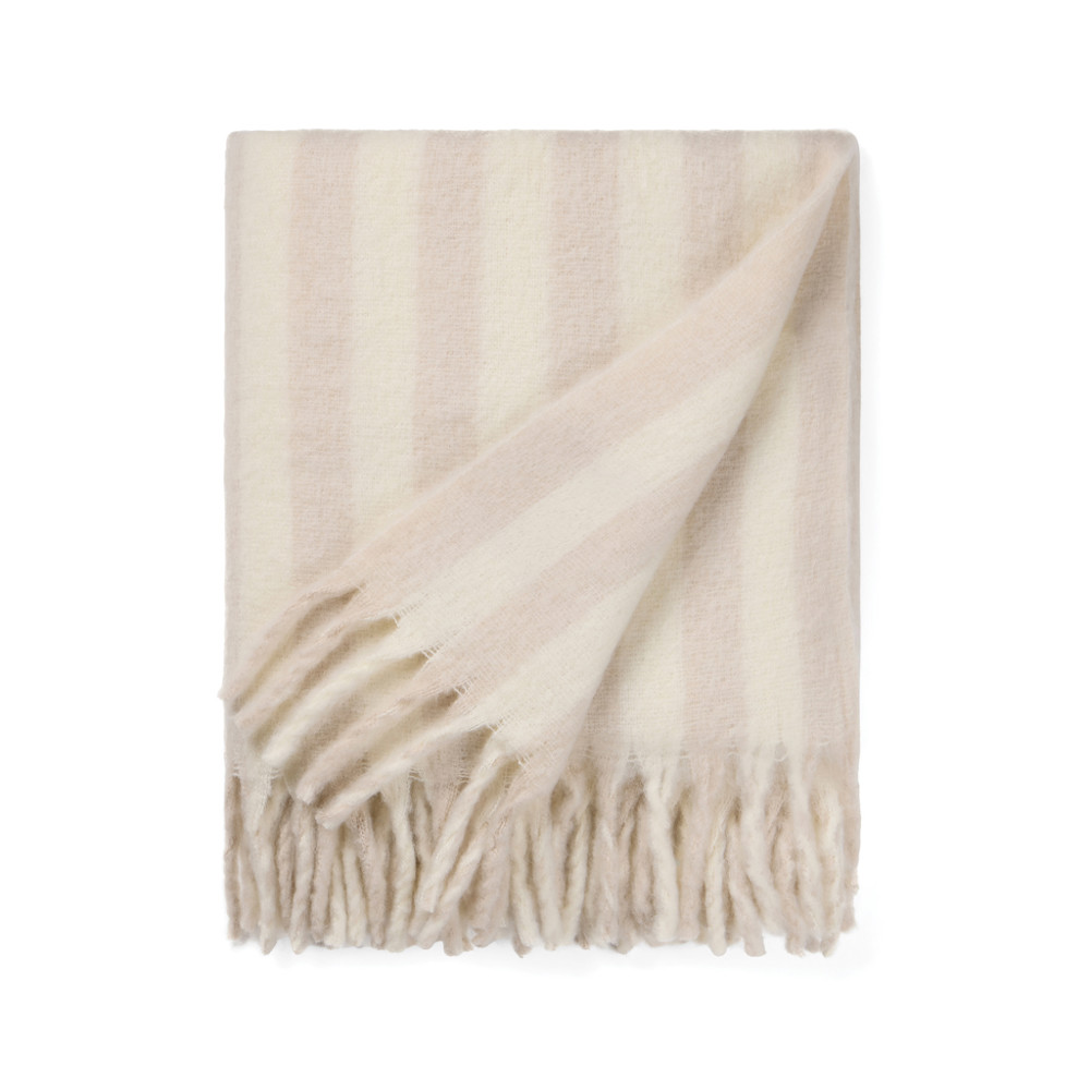 VINGA Lioro GRS wolmix deken - beige (± PMS beige)