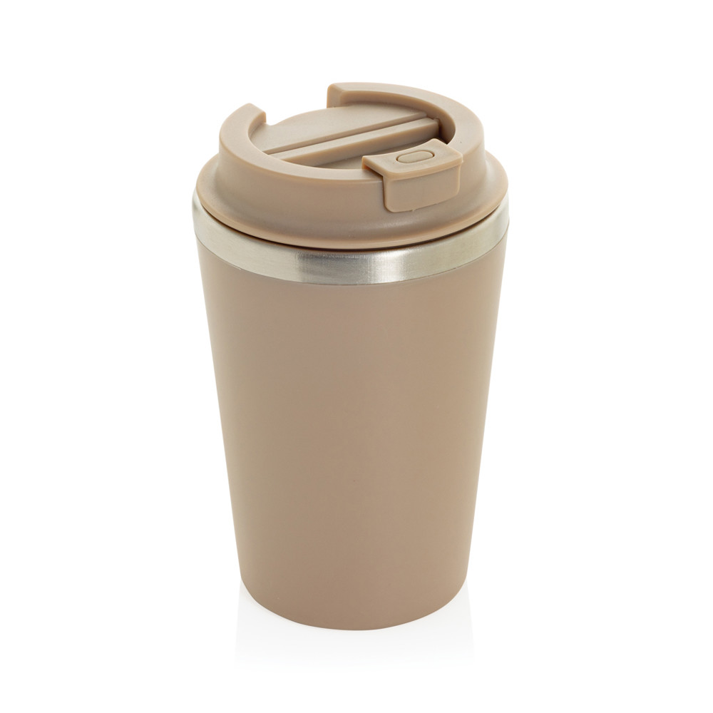 Java RCS recycled dubbel wandige beker 350ML - greige (± PMS 16-0906 TPG)
