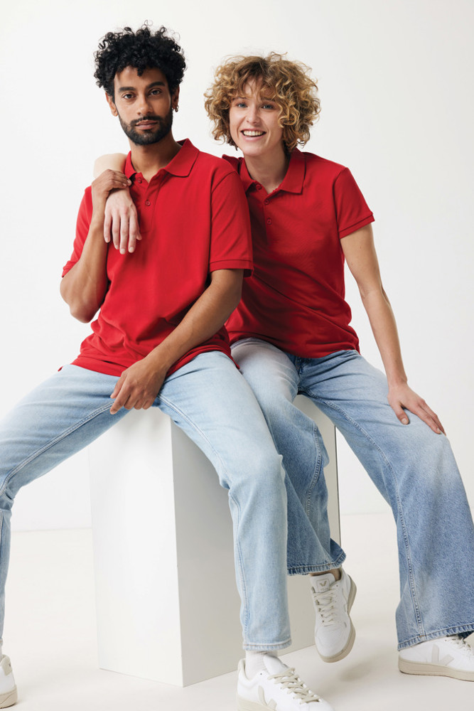 IQONIQ Yosemite gerecycled katoen pique polo