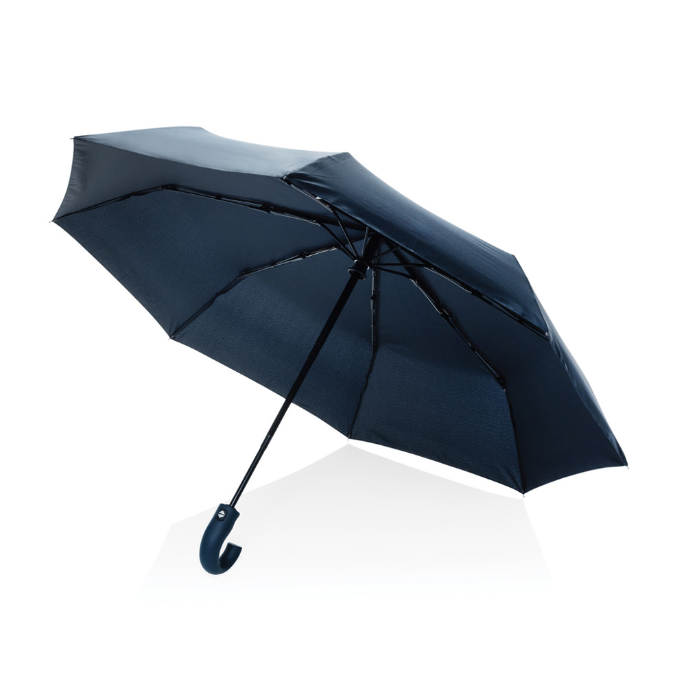 KENTO URBAN 21'' AWARE™ 190T RPET auto open-/sluitparaplu - donkerblauw (± PMS 539 C)
