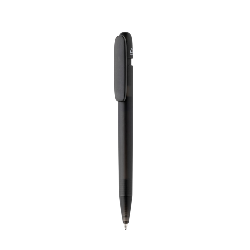 Devin GRS-gecertificeerde RABS-pen transparant - zwart (± PMS Black)
