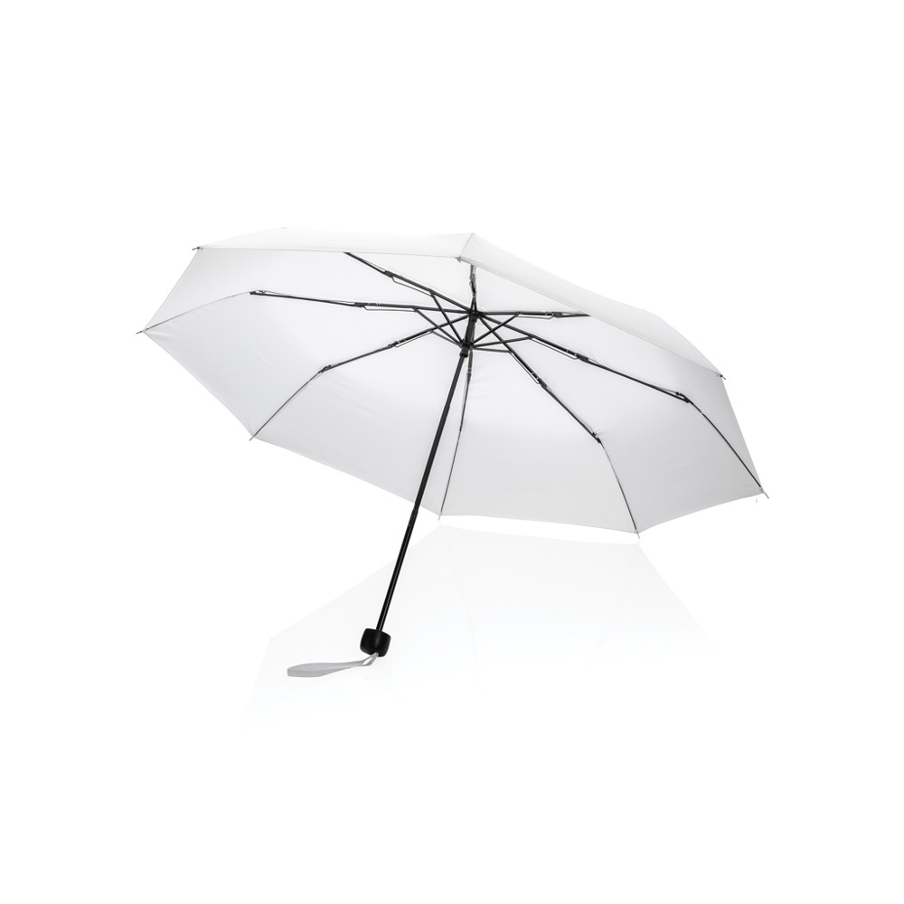 20.5" Impact AWARE™ RPET 190T mini paraplu - wit (± PMS White)