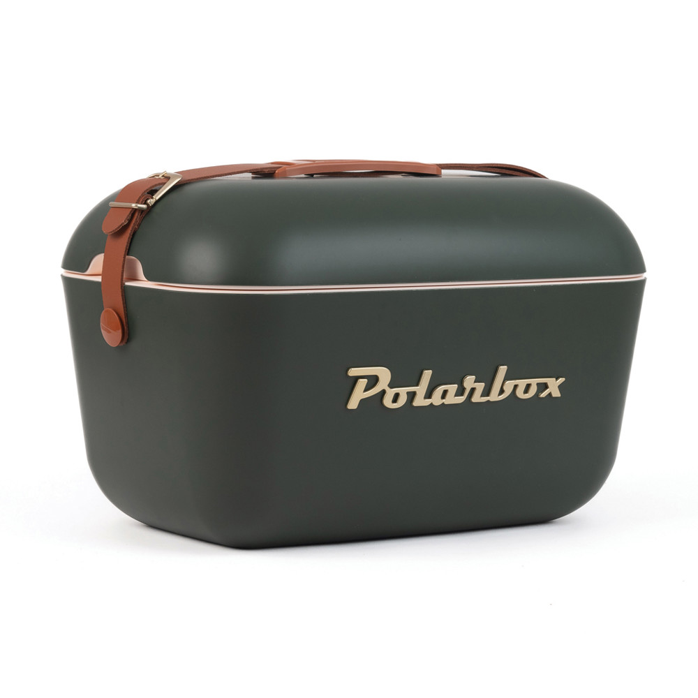 Polarbox Original Large 20L Vintage Coolerbox - groen (± PMS 19-5914)