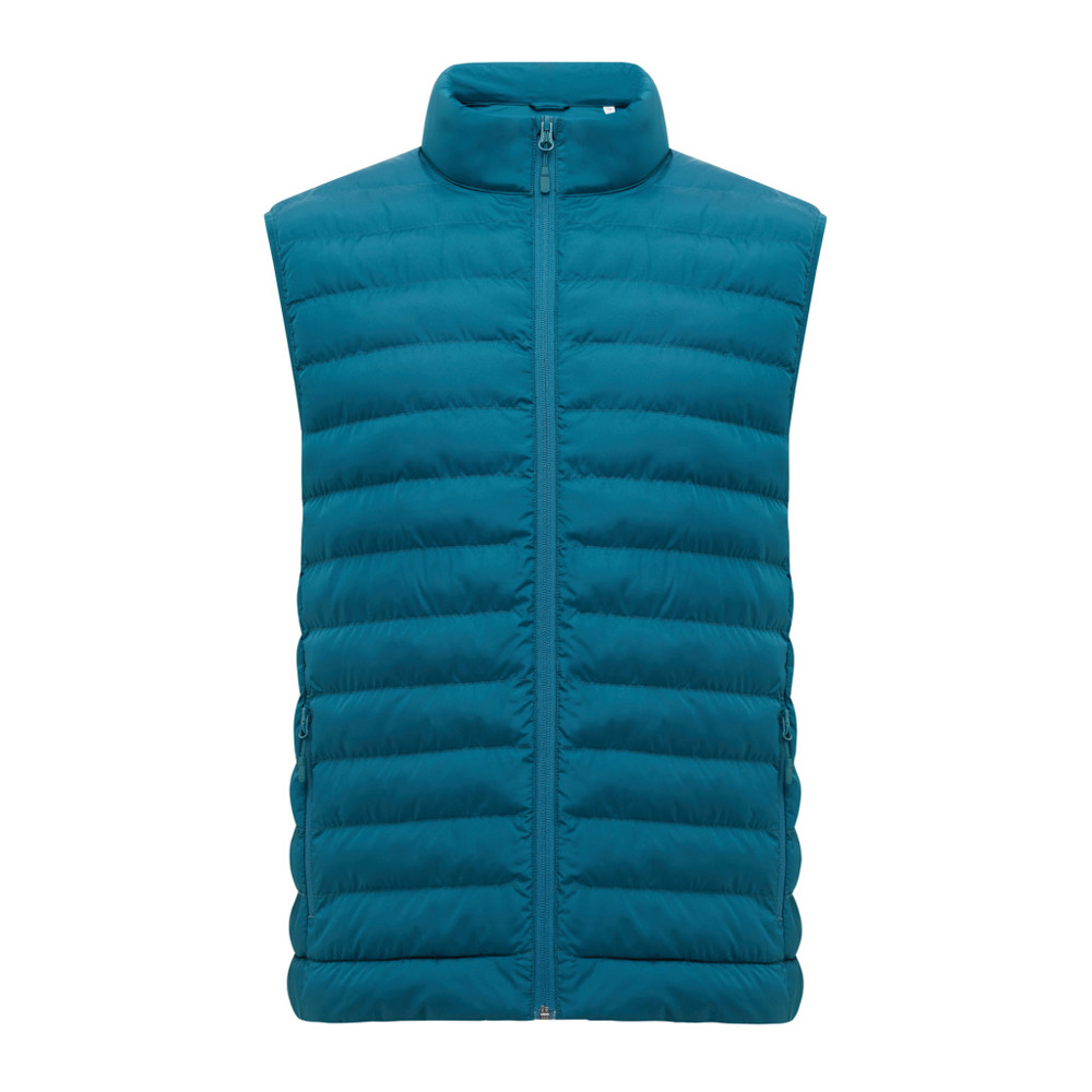 IQONIQ Meru heren gerecycled polyester bodywarmer - dark teal (± PMS 19-4535 TCX)