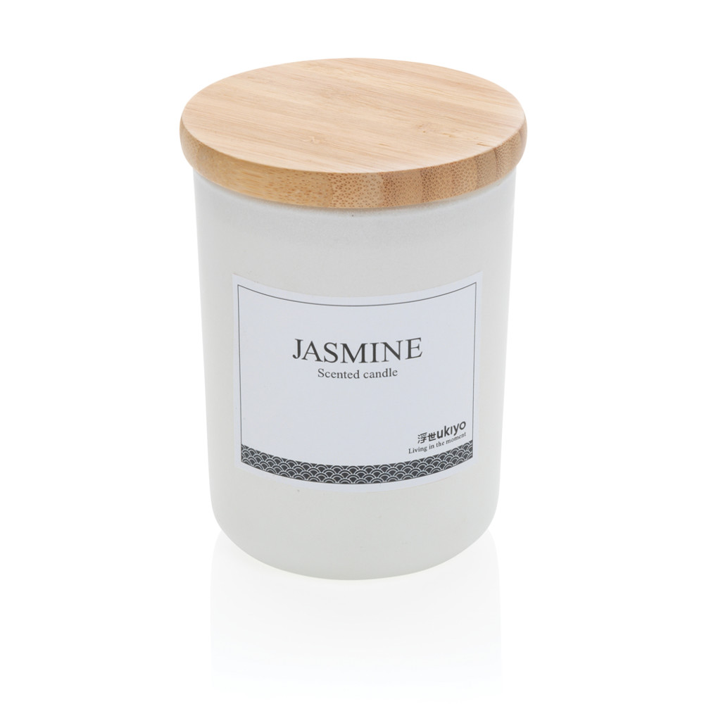 Ukiyo luxe geurkaars met bamboe deksel