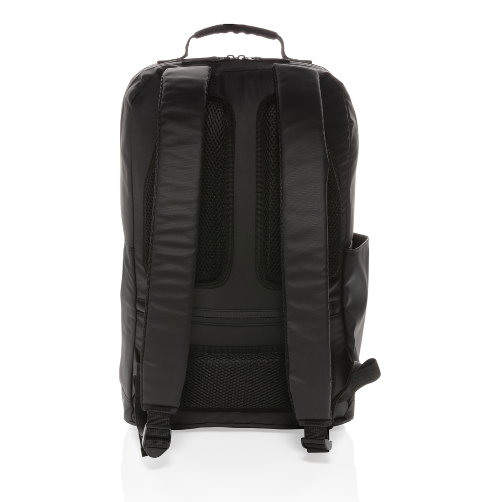 Fashion black PVC vrije 15.6" laptop rugtas