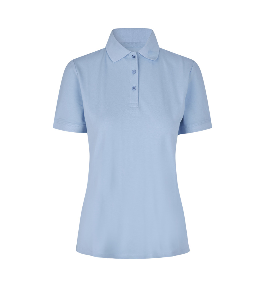Poloshirt | biologisch kantoen| dames - Lichtblauw (C-700)