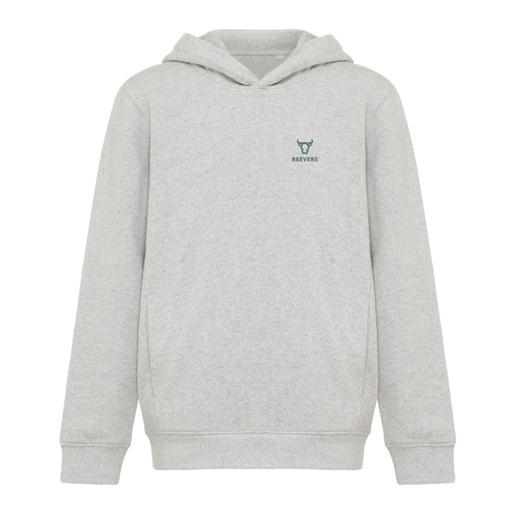 IQONIQ Yengo kids recycled katoen hoodie met steekzakken