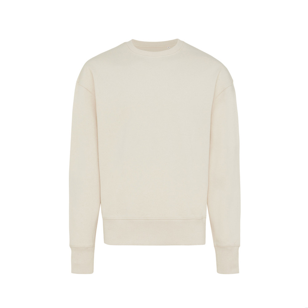 IQONIQ Kruger gerecycled katoen relaxed sweater - natural raw (± PMS natural raw undyed)