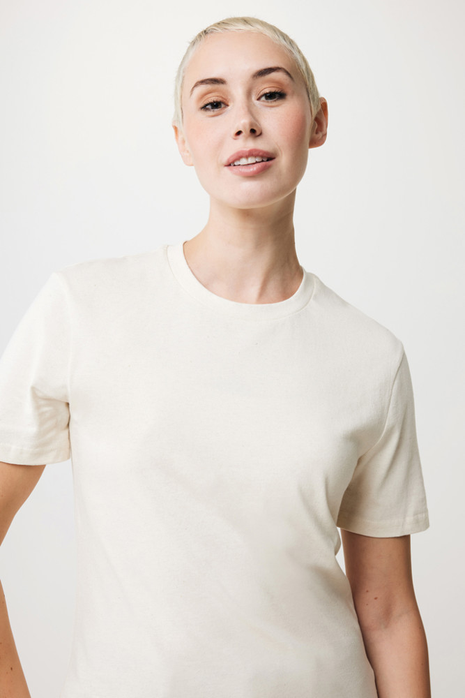 IQONIQ Manuel gerecycled katoen t-shirt ongeverfd