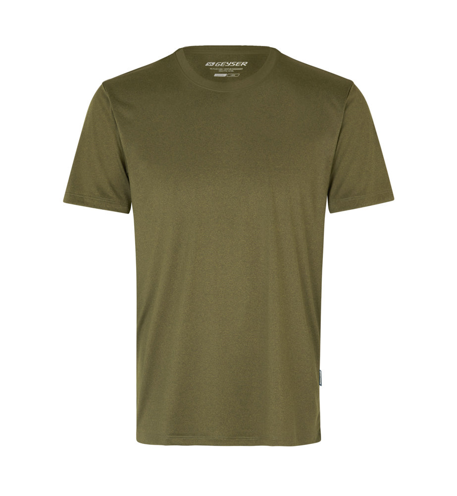 GEYSER T-shirt | essential - Olijf (C-570)