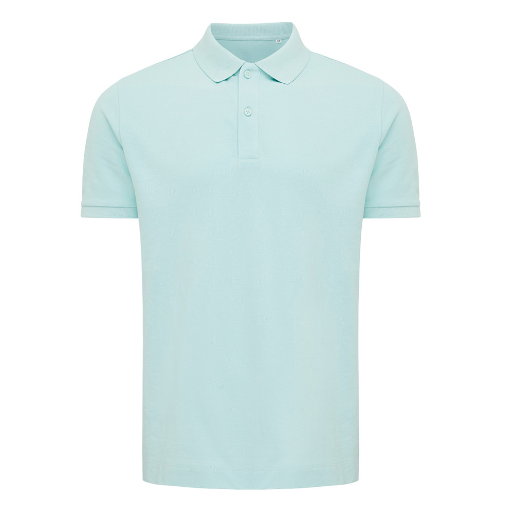 IQONIQ Yosemite gerecycled katoen pique polo - crushed mint (± PMS 12-5410 TCX)