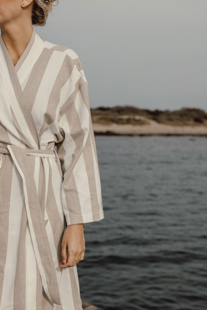 VINGA Ornos GRS katoenen hamam badjas L/XL