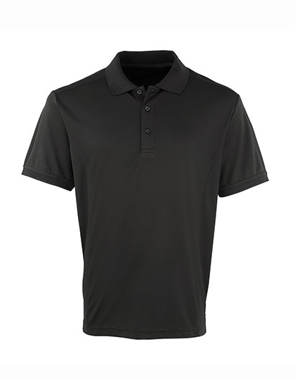 Premier Workwear - Men´s Coolchecker® Piqué Polo - Black (ca. Pantone Black C)