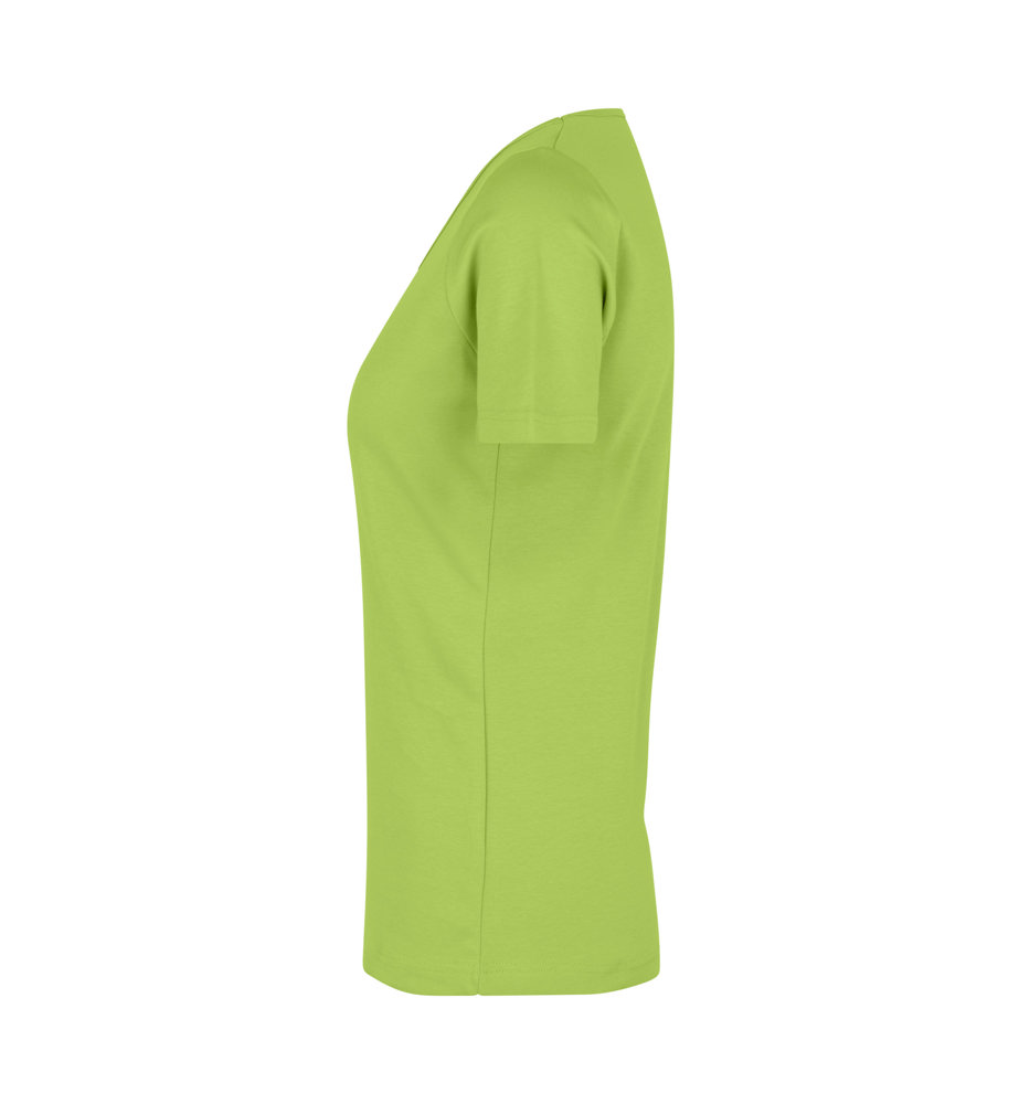 Interlock T-shirt | v-hals | dames