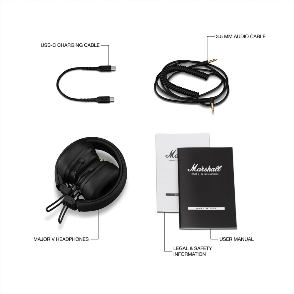 Marshall Major V 100H+ Hoofdtelefoon