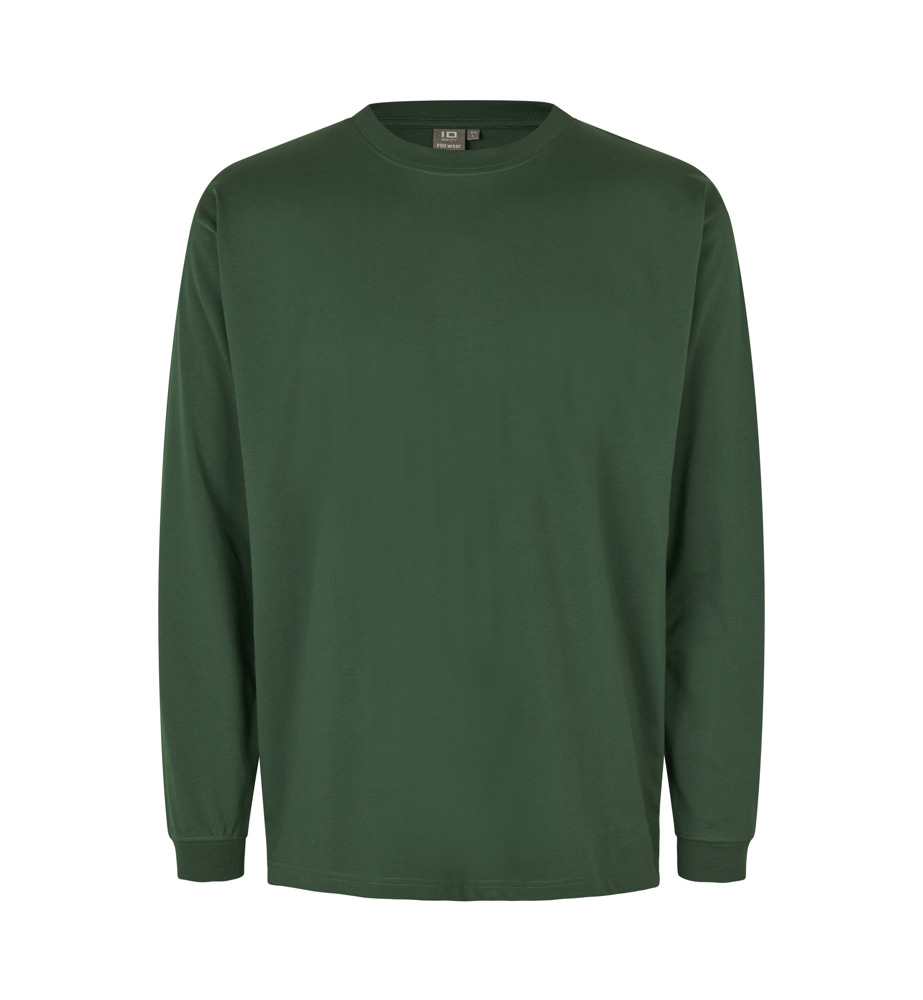 PRO Wear T-shirt | lange mouw - Fles groen (C-590)