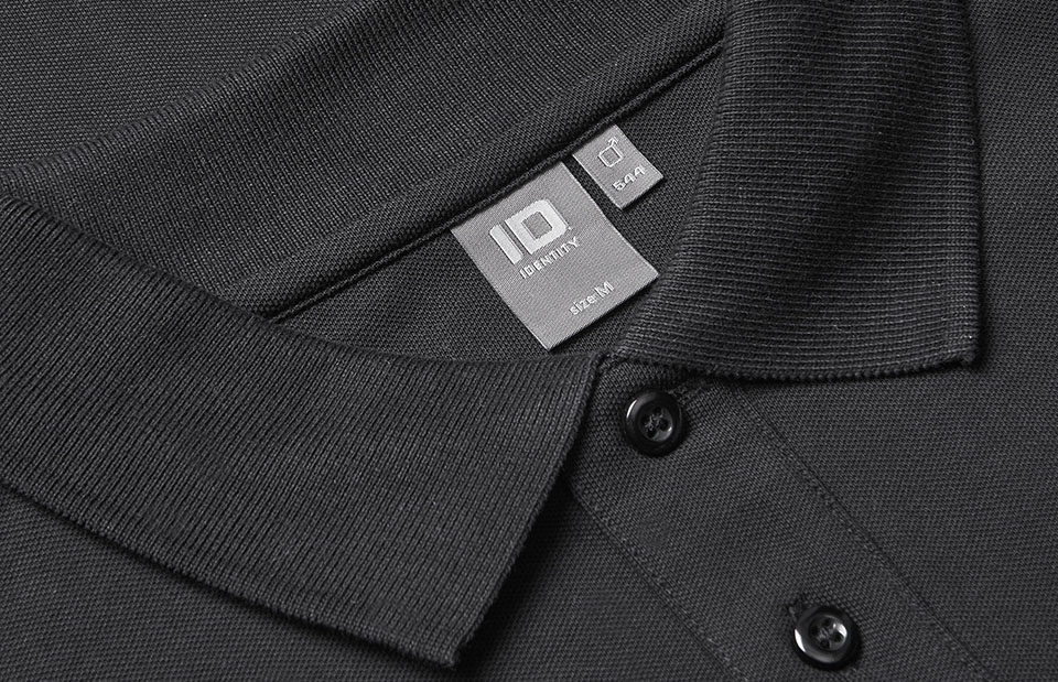 Poloshirt met lange mouw | stretch