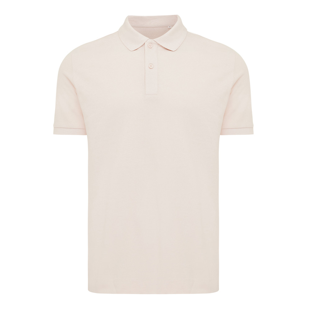 IQONIQ Yosemite gerecycled katoen pique polo - cloud pink (± PMS 11-1408 TCX)