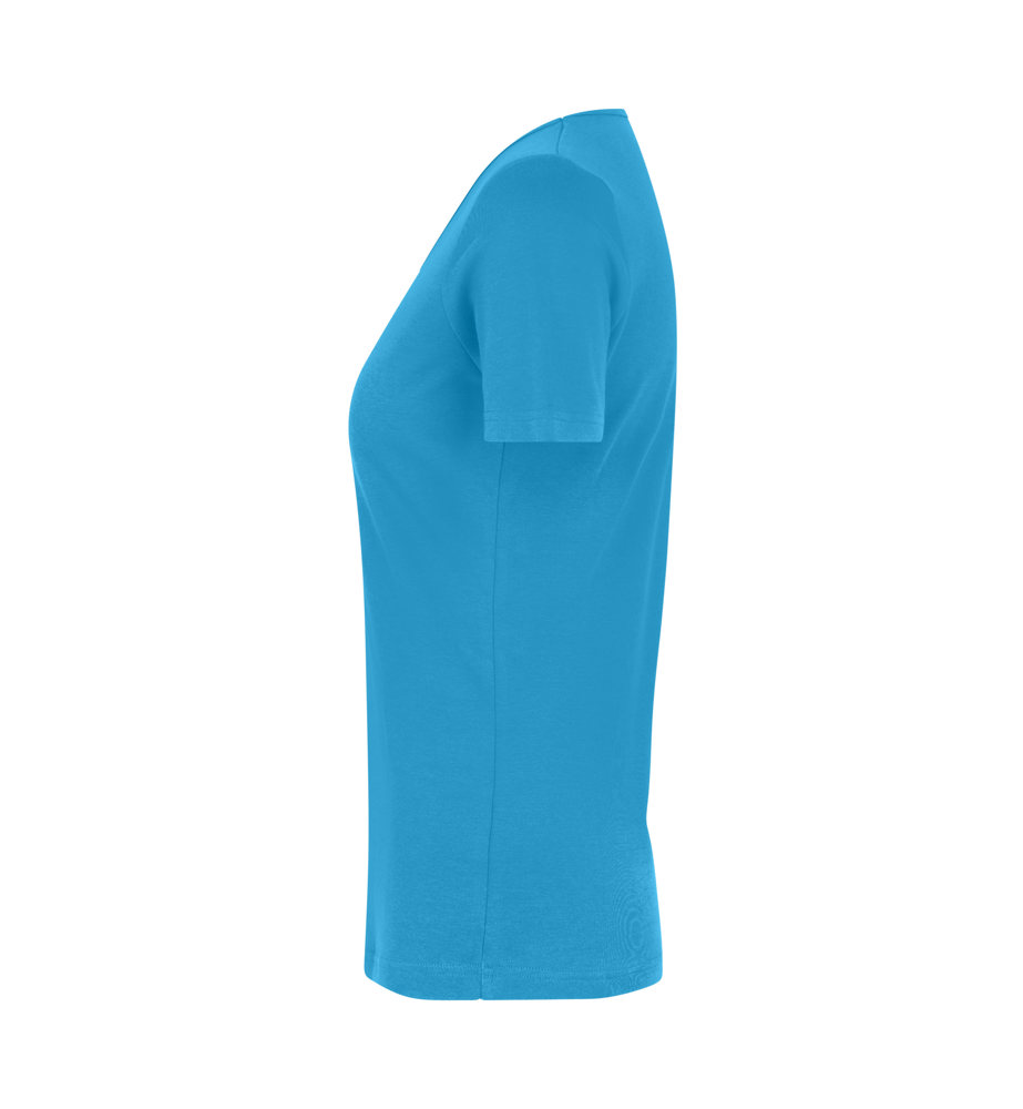 Interlock T-shirt | v-hals | dames