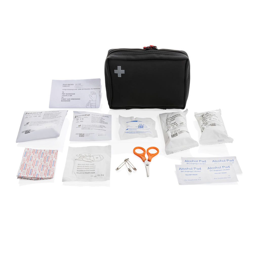 RCS gerecycled nubuck PU etui EHBO-set