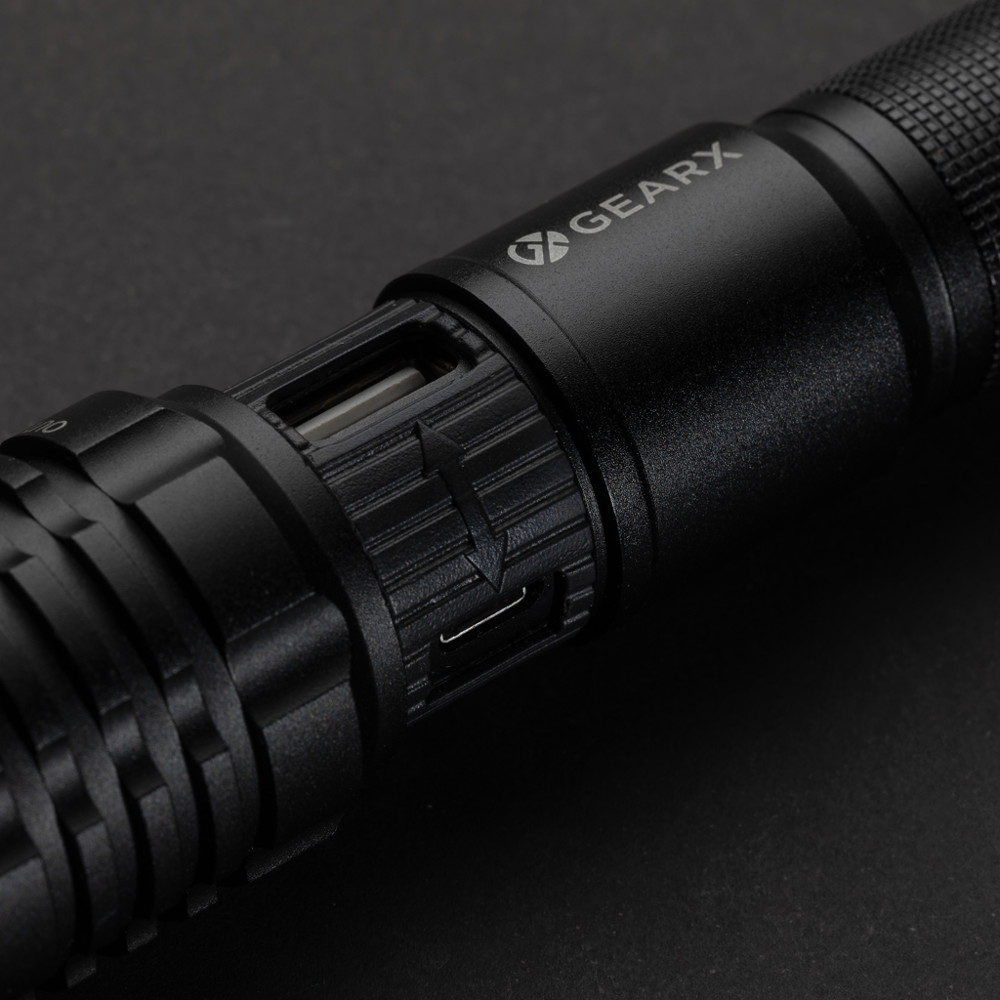 Gear X USB oplaadbare zaklamp