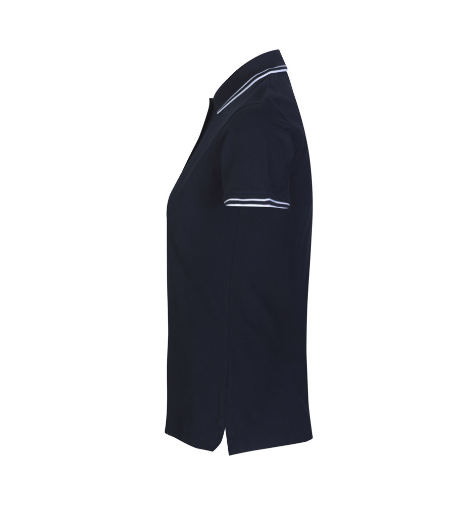 Contrast poloshirt | stretch | dames