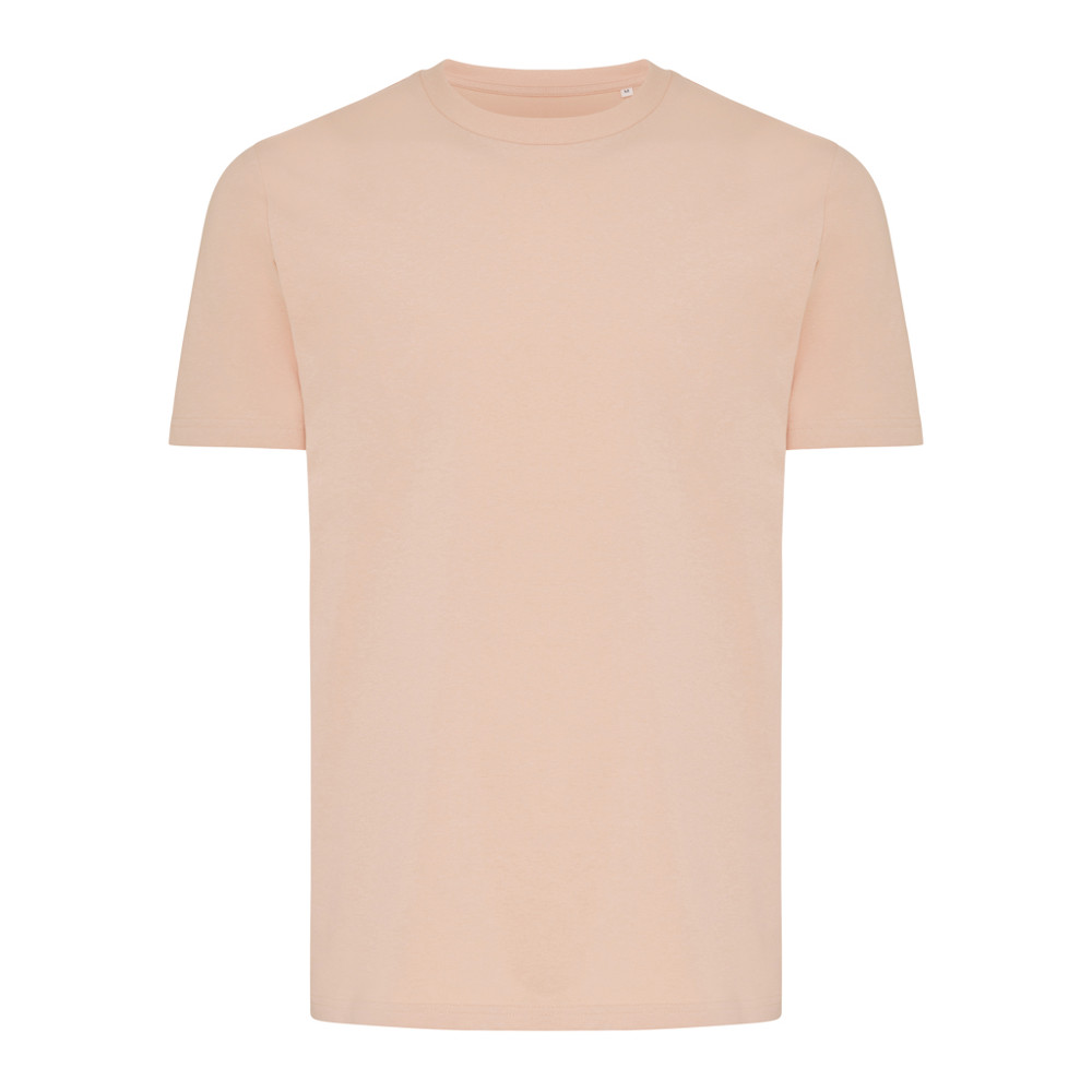 IQONIQ Brett gerecycled katoen t-shirt - peach nectar (± PMS 14-1314 TCX)