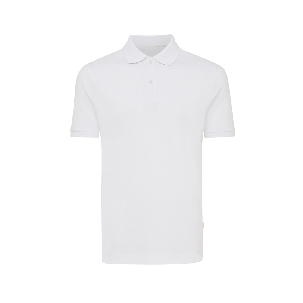 IQONIQ Yosemite gerecycled katoen pique polo - recycled white (± PMS 11-0601 TCX)