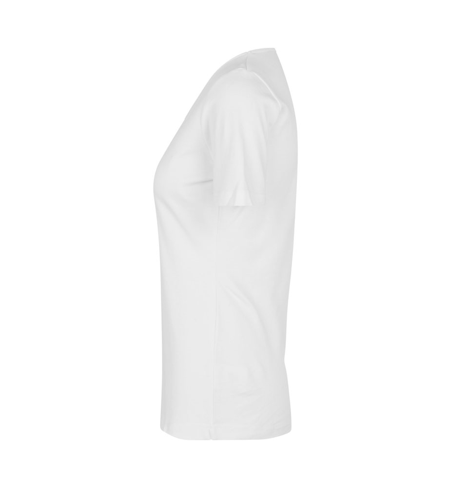Interlock T-shirt | v-hals | dames