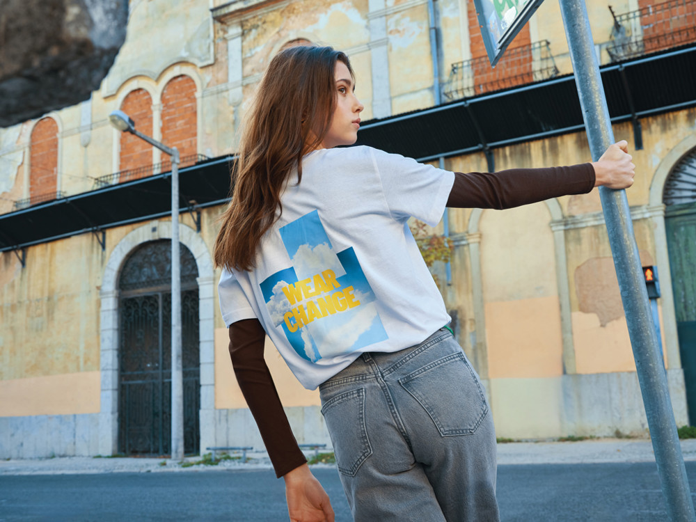 IQONIQ Kakadu relaxed gerecycled katoen t-shirt