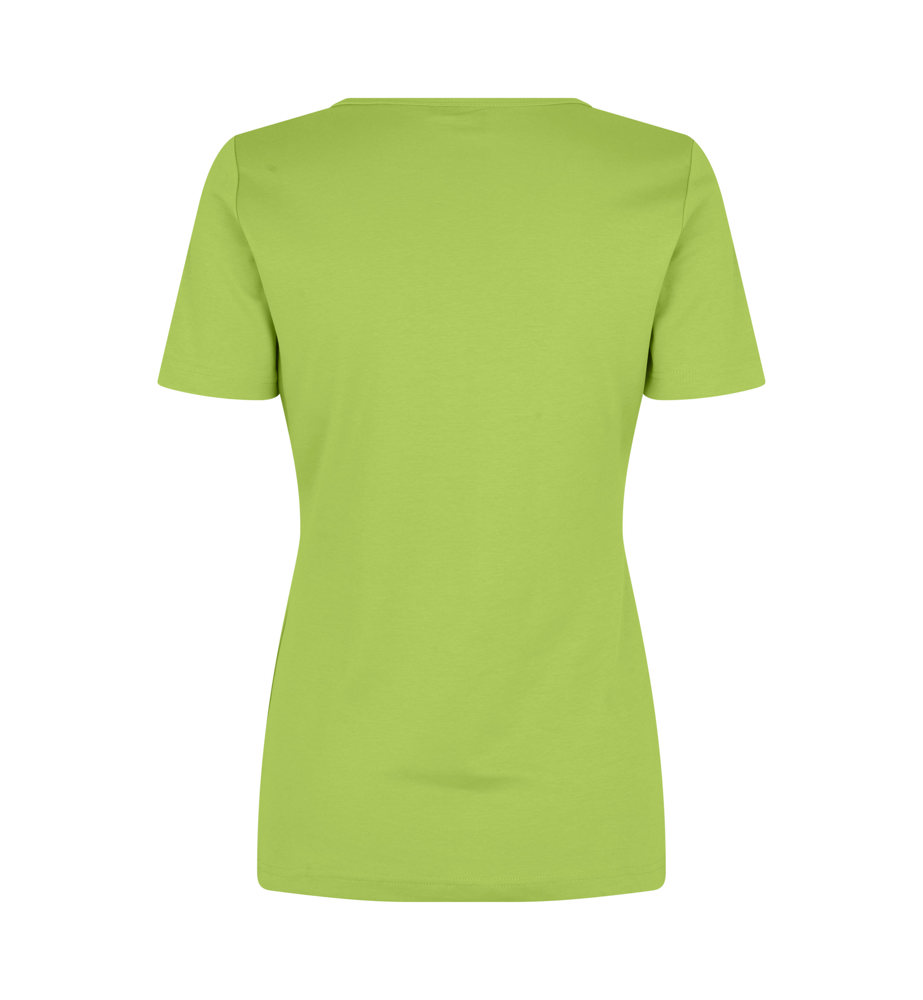Interlock T-shirt | v-hals | dames