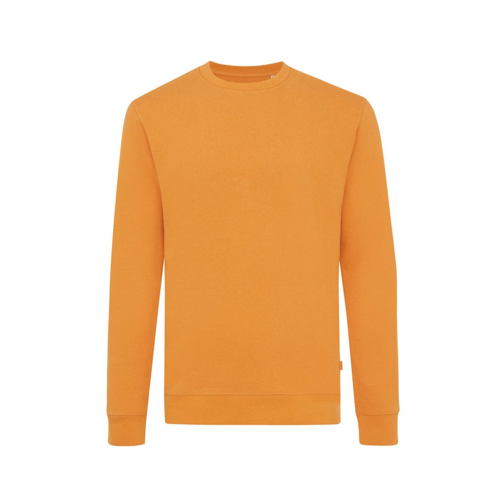 IQONIQ Zion gerecycled katoen sweater - sundial oranje (± PMS 16-1148TCX)