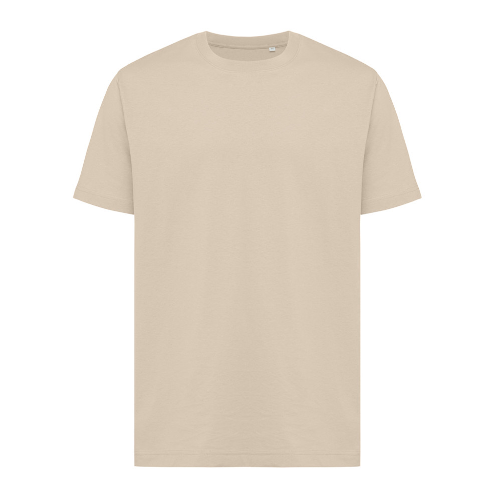 IQONIQ Kakadu relaxed gerecycled katoen t-shirt - desert (± PMS 14-0708 TCX)