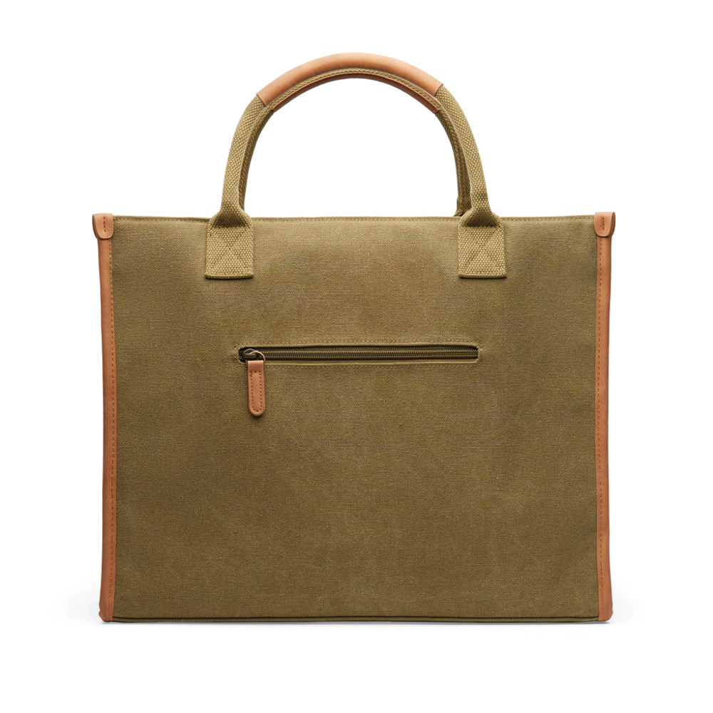 VINGA Bosler RCS recycled canvas office draagtas