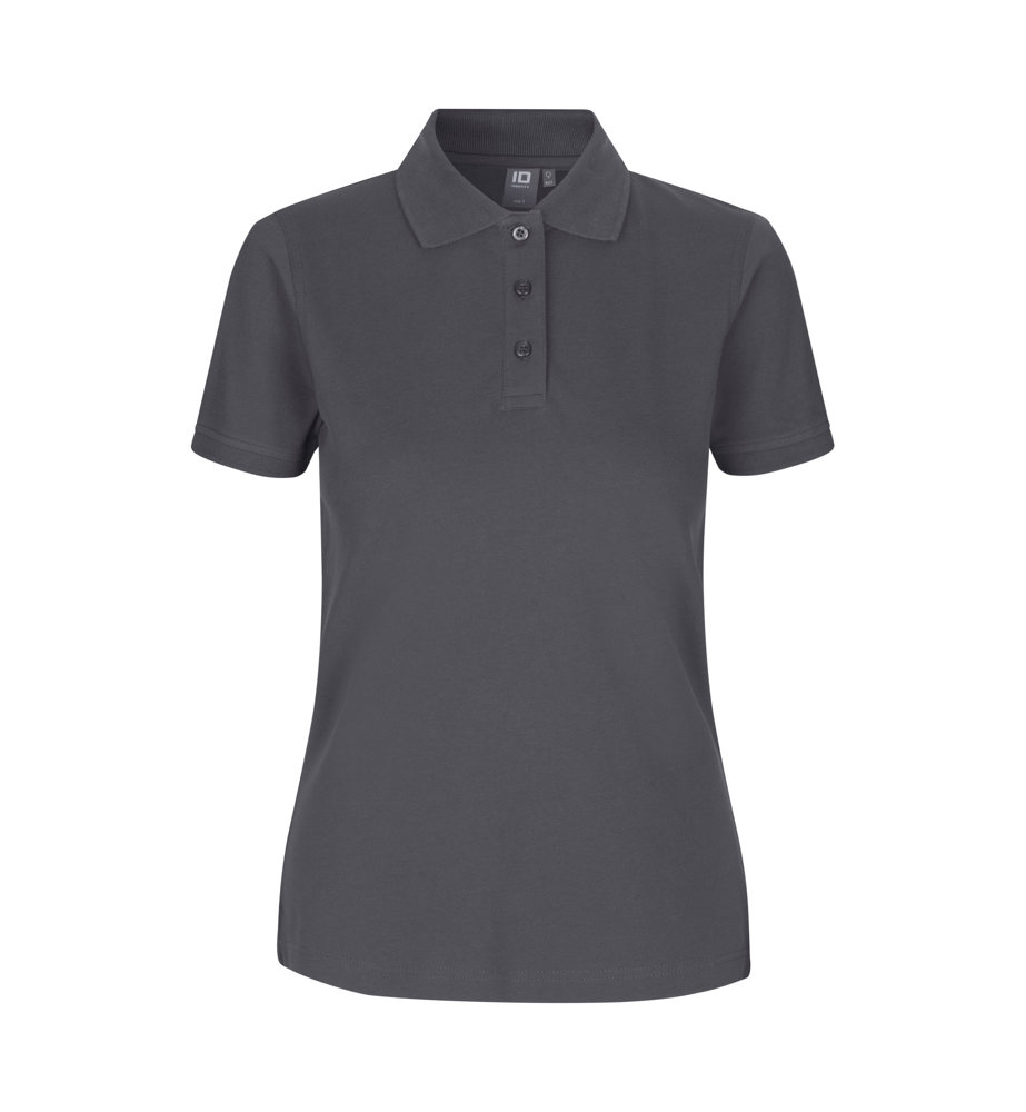 Poloshirt | stretch | dames - Houtskool (C-295)