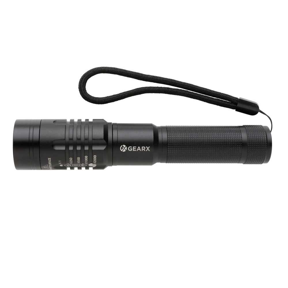Gear X USB oplaadbare zaklamp