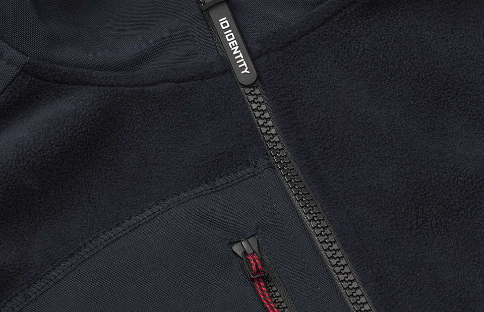 Bonded fleece vest