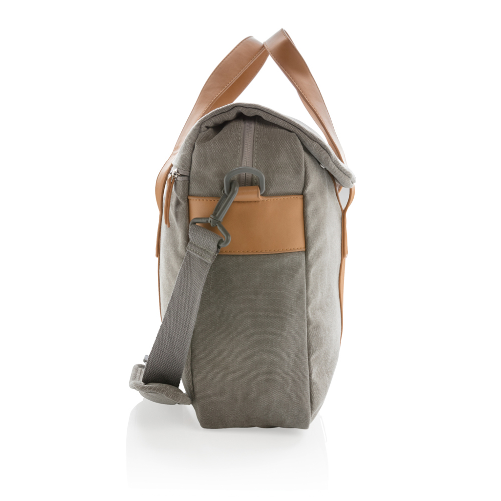 Canvas laptop tas PVC vrij