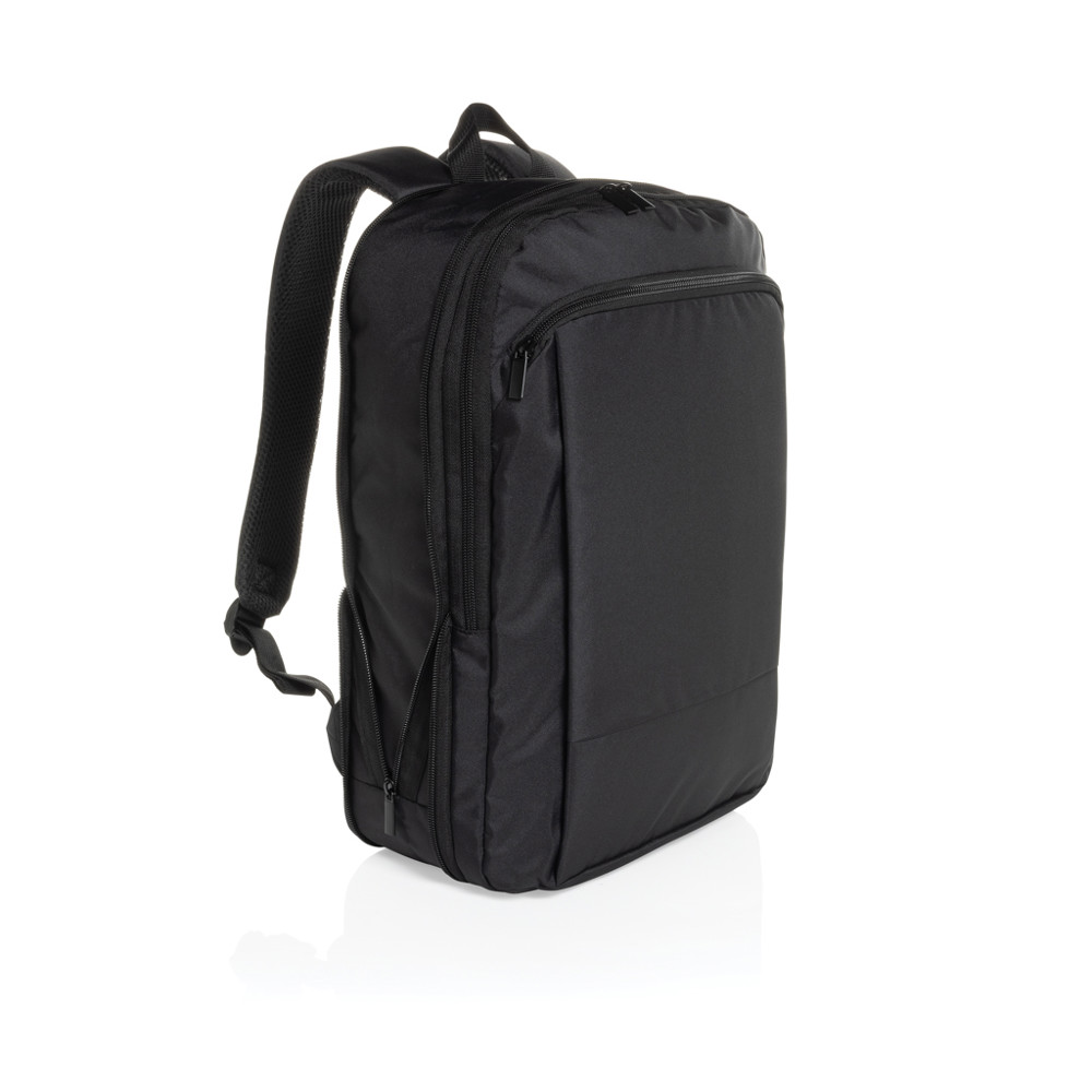 Flexpack Aware™ RPET Expandable compacte 15.6' Laptop rugzak - zwart (± PMS Black)