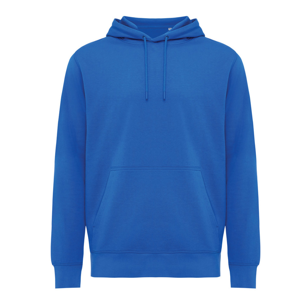 IQONIQ Rila lichtgewicht gerecycled katoen hoodie - royal blue (± PMS 19-4050 TCX)