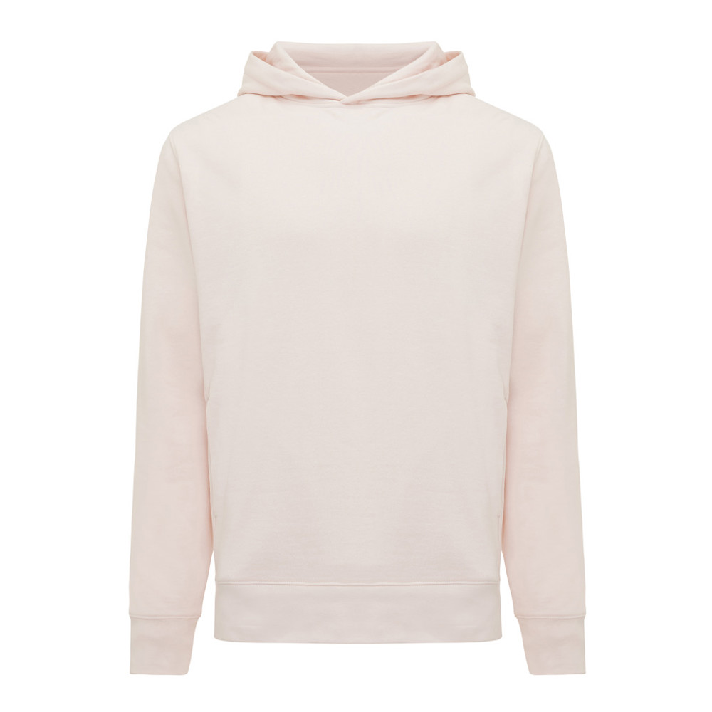 IQONIQ Yengo recycled katoen hoodie met steekzakken - cloud pink (± PMS 11-1408 TCX)