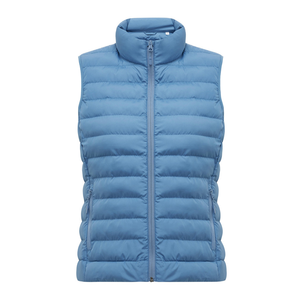 IQONIQ Meru dames gerecycled polyester bodywarmer - moon blue (± PMS 17-4029 TCX)