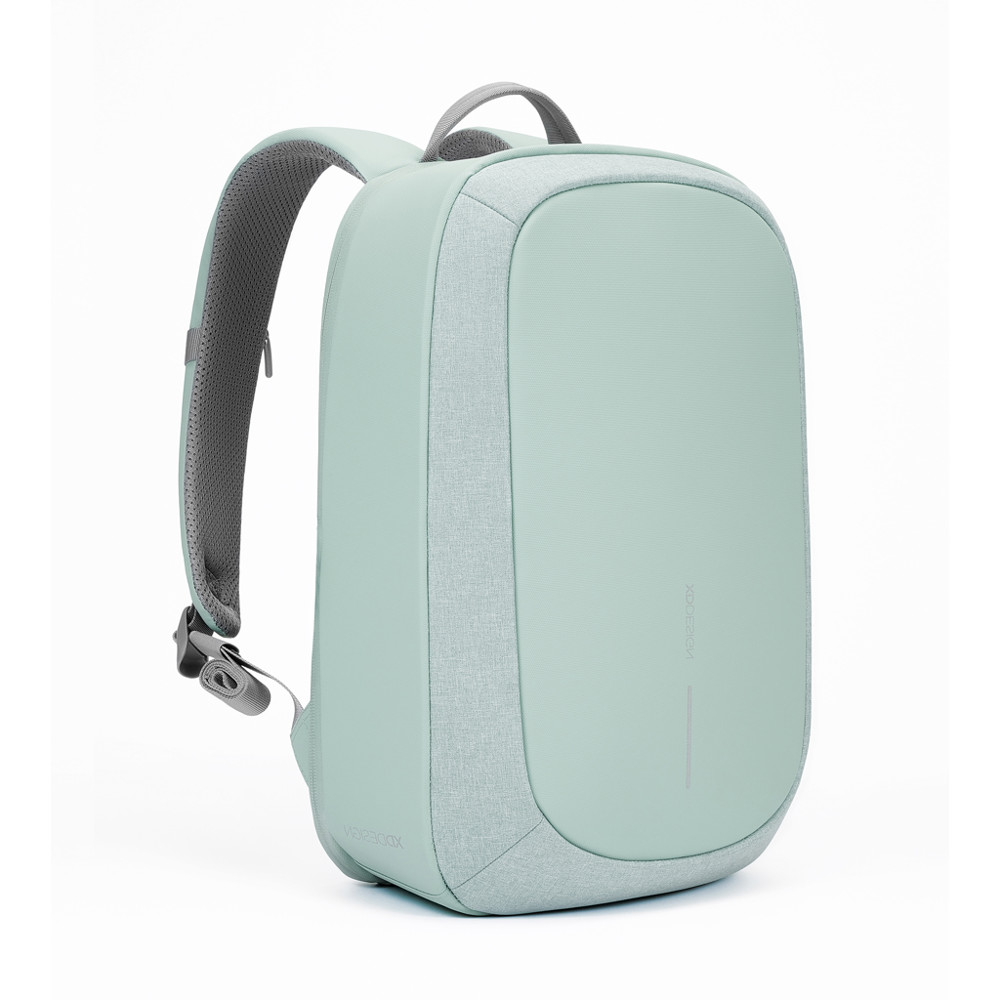 Bobby Edge, anti-diefstal rugzak - iceberg green, grijs (± PMS 15-5205 TCX/ ± PMS Cool Grey 9)