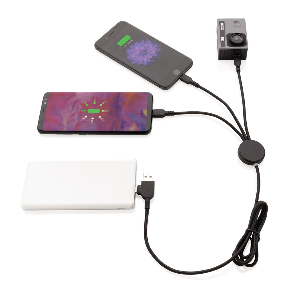 Light up logo 6-in-1 kabel