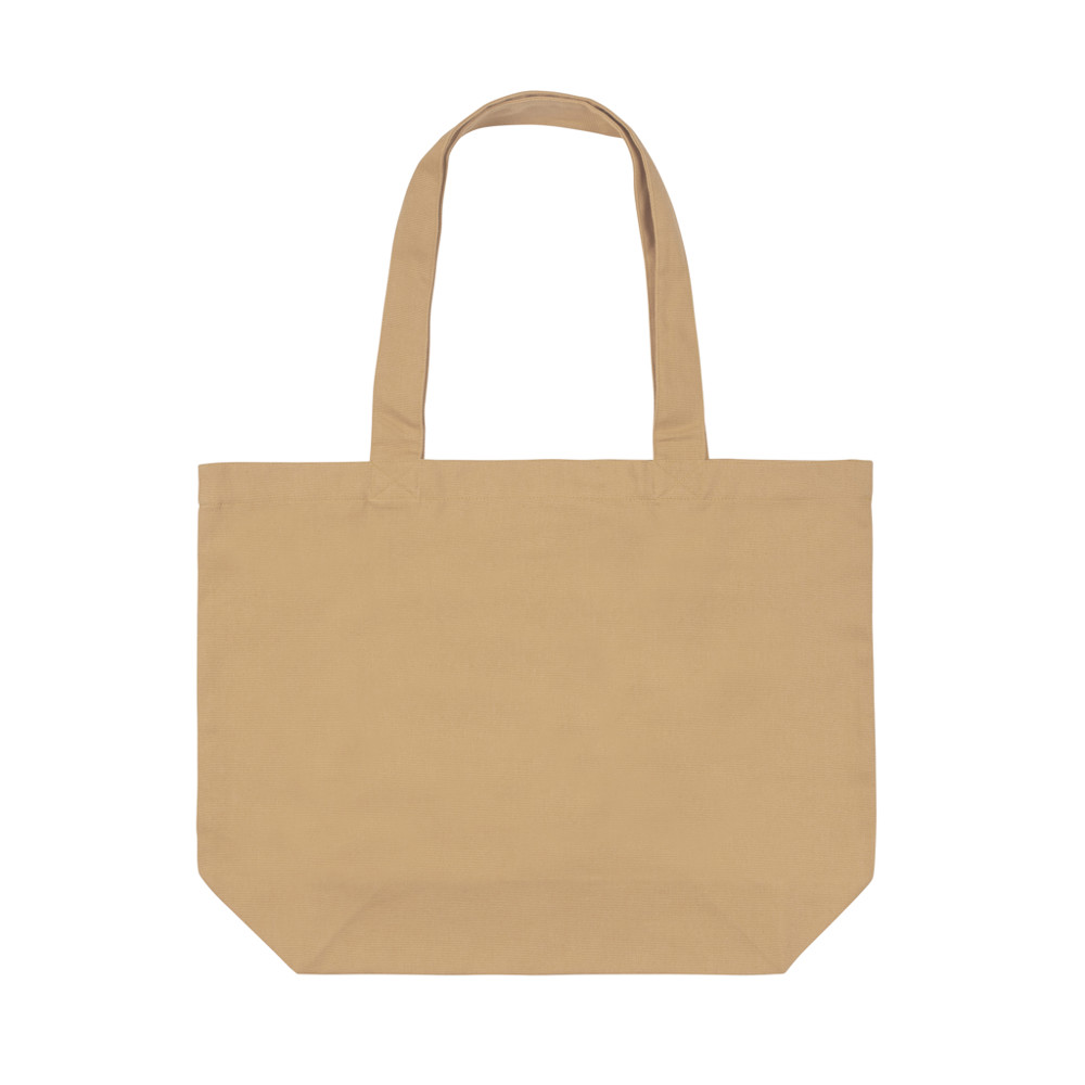 Impact Aware™ re-canvas shopper met vakje 240gsm ongeverfd