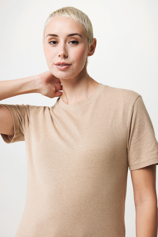 IQONIQ Manuel gerecycled katoen t-shirt ongeverfd