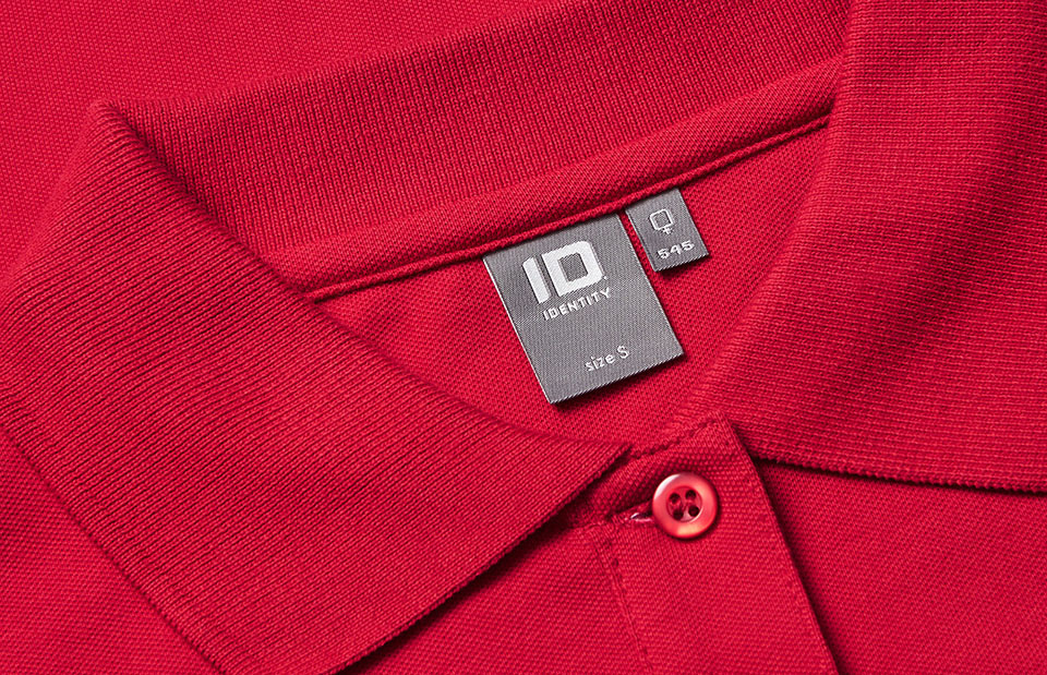 Poloshirt met lange mouw | stretch | dames
